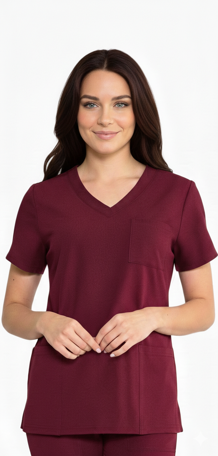 Komplet bordowy wiskoza - obrazek 3