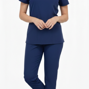 Komplet granatowy wiskoza