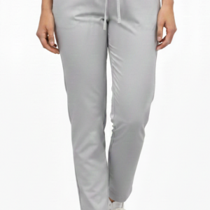 Spodnie cygaretki szare wiskoza