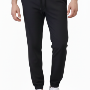 Spodnie joggery czarne męskie