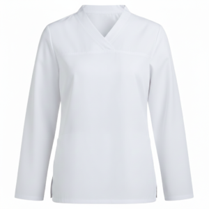 Bluza piekarska długi rękaw biała