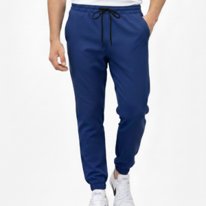 Spodnie joggery meskie granatowe