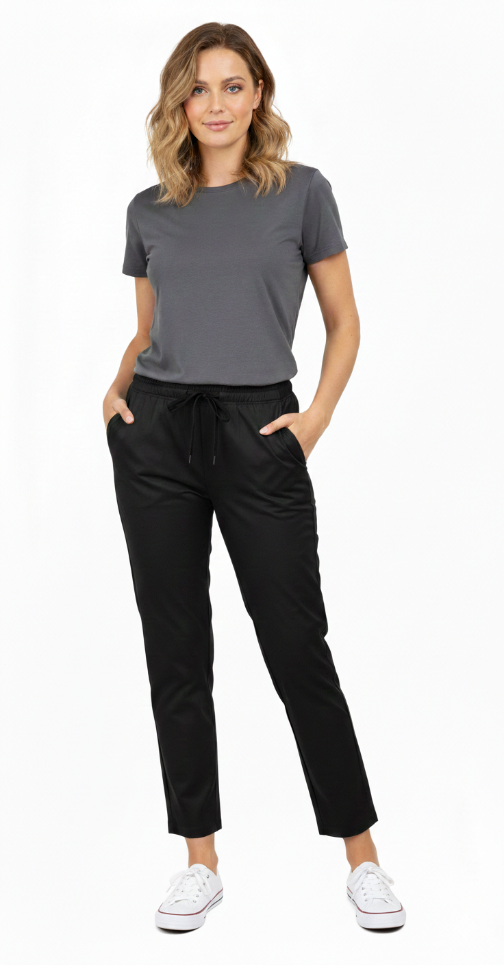 spodnie kucharskie czarne damskie