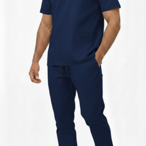 Komplet męski granatowy premium wiskoza