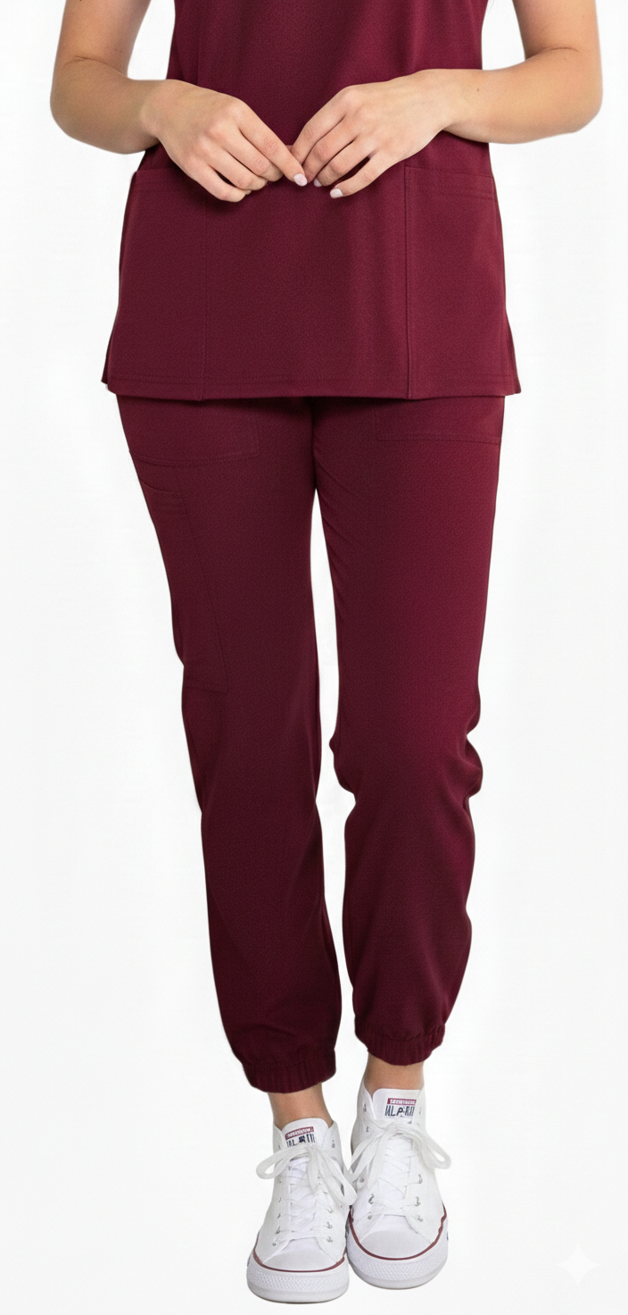 Komplet bordowy wiskoza - obrazek 4