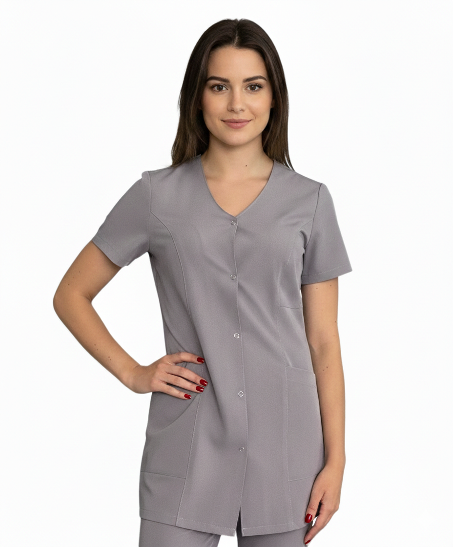 Żakiet szary wiskoza