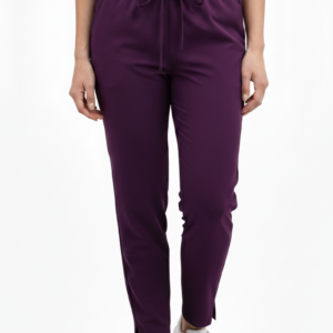 Spodnie cygaretki fiolet wiskoza