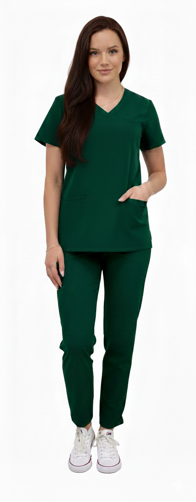 komplet Zieleń butelka wiskoza