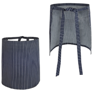 Zapaska kucharska granatowa w białe paski dł. 40cm (Kopia)