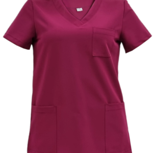 Bluza medyczna wiskoza wiśniowy